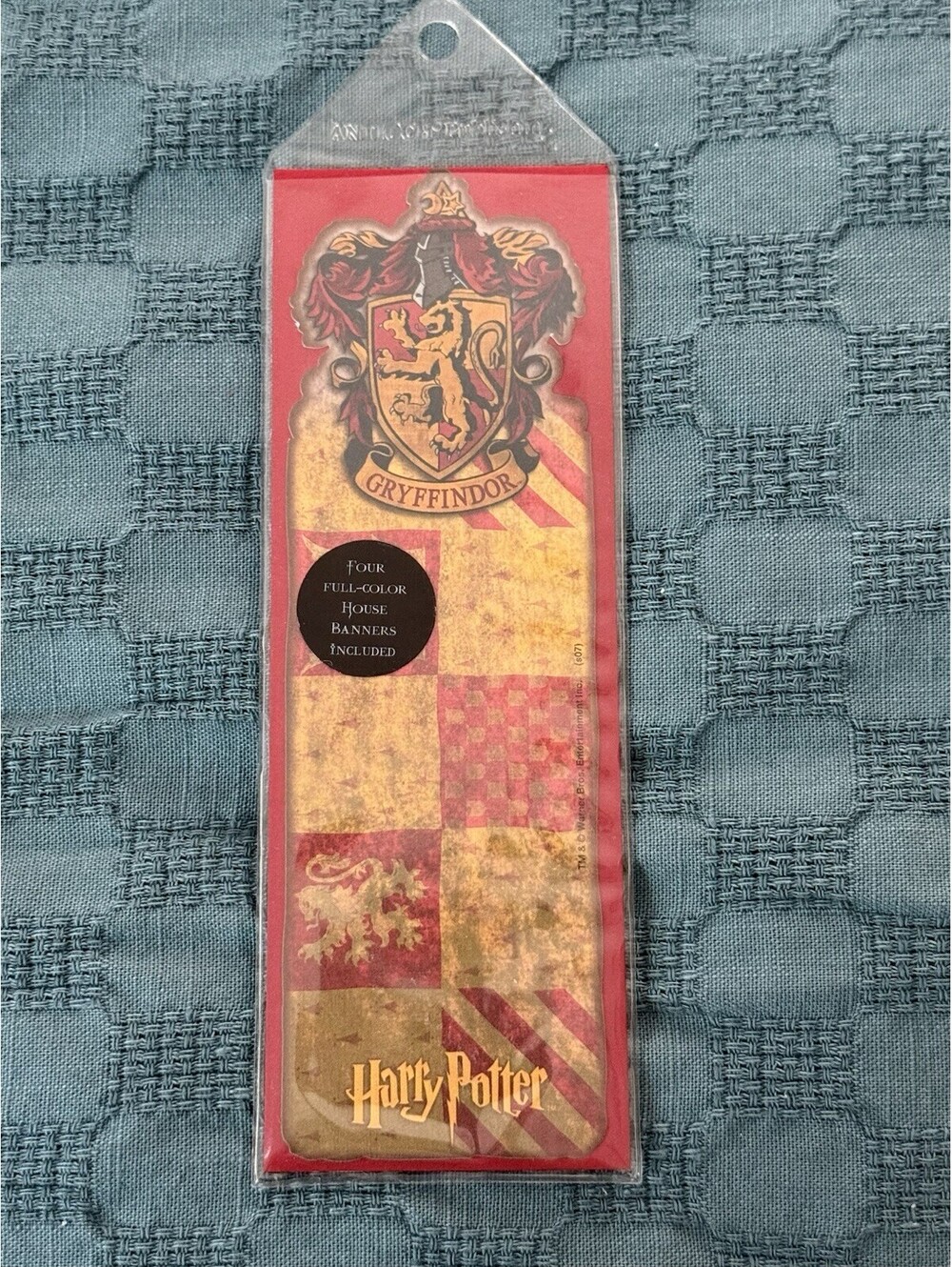 Vintage 2007 Harry Potter House Banner Bookmark Set Antioch Publishing